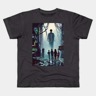 Chasing the Bad Guys (Version 2) Kids T-Shirt